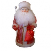 Кукла новогодняя "Дед Мороз Боярский" Н=43см