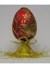 Яйцо "Пасхальное" стеклянное на подставке