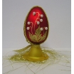 Яйцо "Пасхальное" стеклянное на подставке